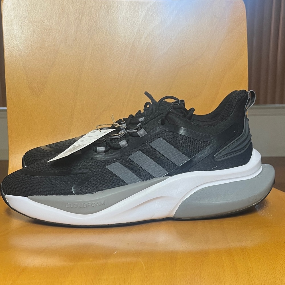 adidas Black and Gray Athletic Shoes